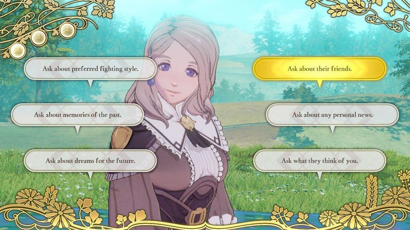 Fire Emblem Warriors Three Hopes Outing Conversation