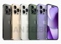 Mockups show rumored iPhone 14 Pro colors